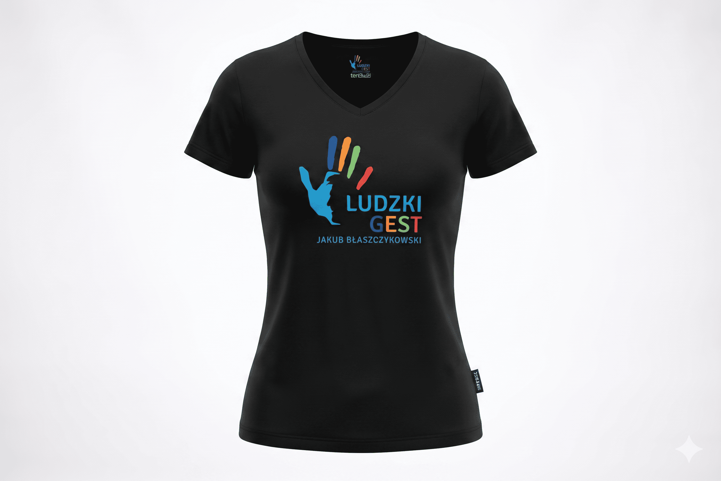 T-shirt w serek