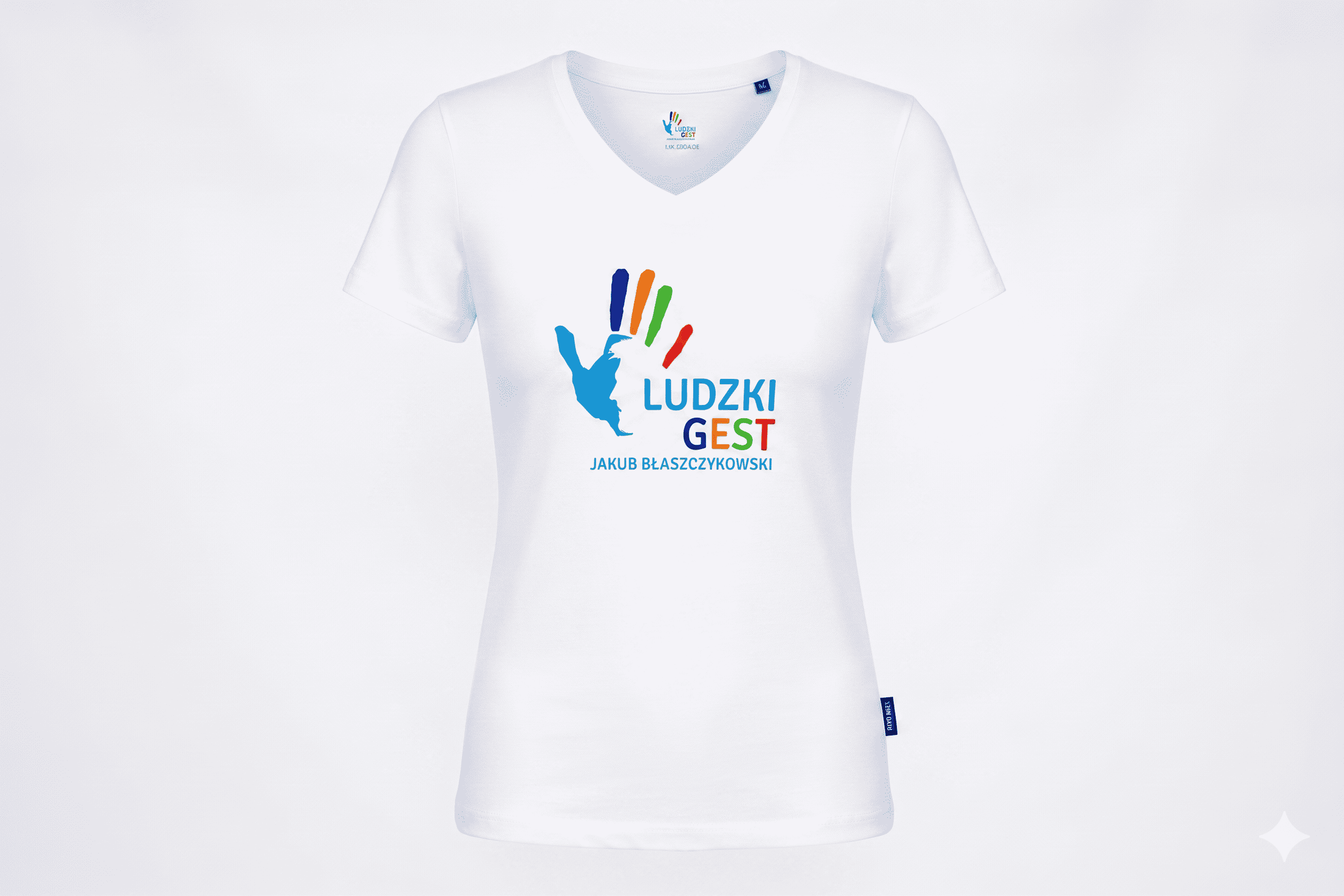 T-shirt w serek - obrazek 3
