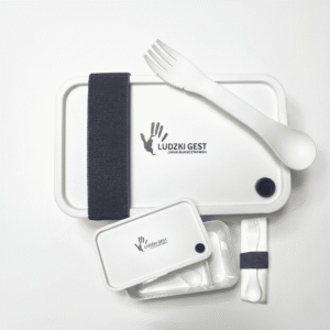 Pudełko śniadaniowe / Lunch box z łyżkowidelcem