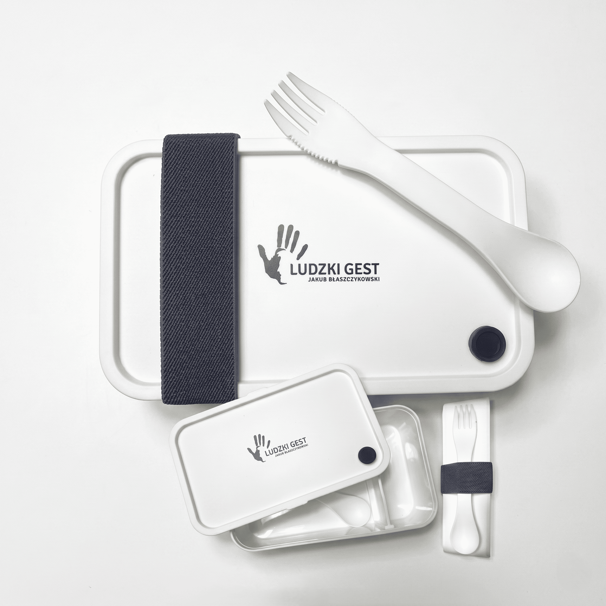 Pudełko śniadaniowe / Lunch box z łyżkowidelcem